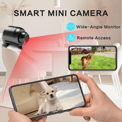 3pcs Mini Wireless Surveillance Camera with 2.4G WiFi, HD 1080P, Supports 32GB Cards, Night Vision, Audio, USB Power, Remote View, Wide-angle, Easy To Carry, for Home, Pet, Bedroom, Black Fridays.ï¼Optional monitoring card setï¼.