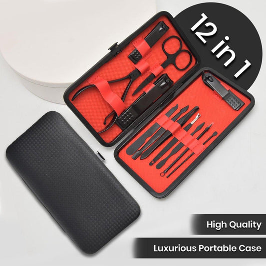 12PCS/Set Tools Manicure Pedicure Kit.
