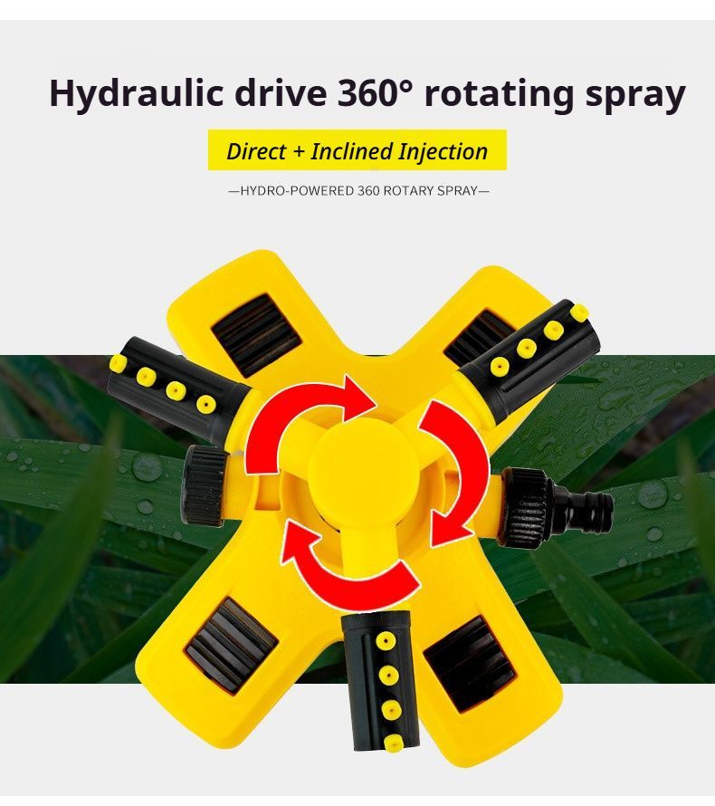 1SetSprinkler(Base+Trident)-Yellow