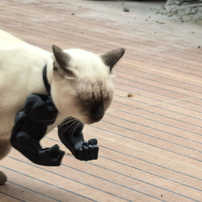 3D printed Black Batman Hood for Kittens Small
