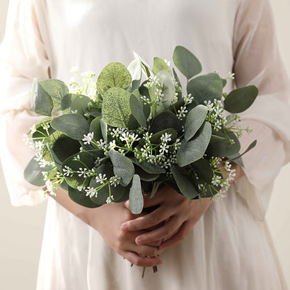 Artificial-flower-8-leaf-long-pointed-leaf-1stem-28cm