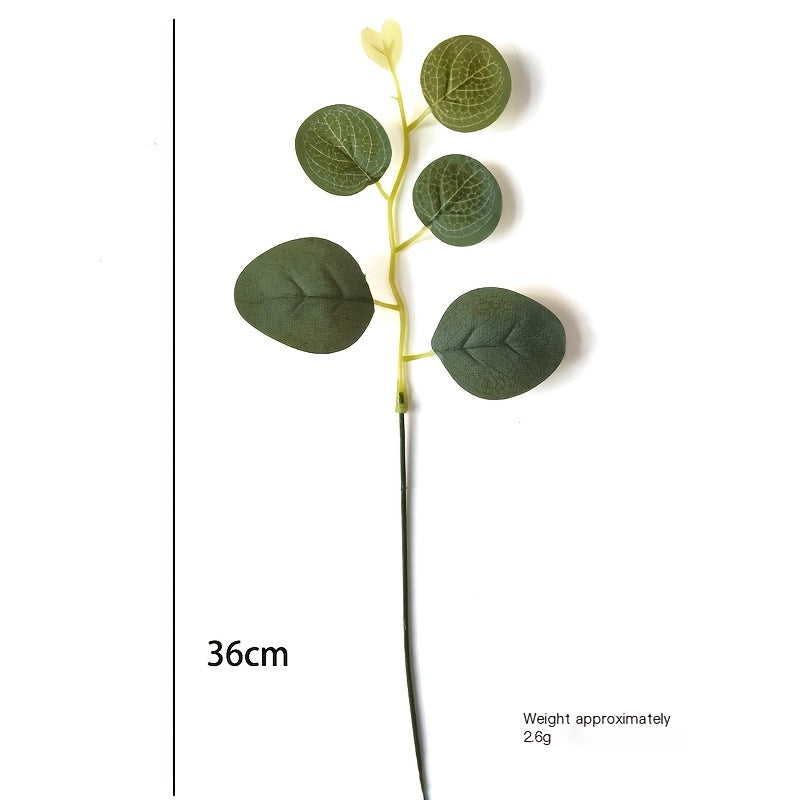 Artificial-flower-8-leaf-long-pointed-leaf-1stem-28cm