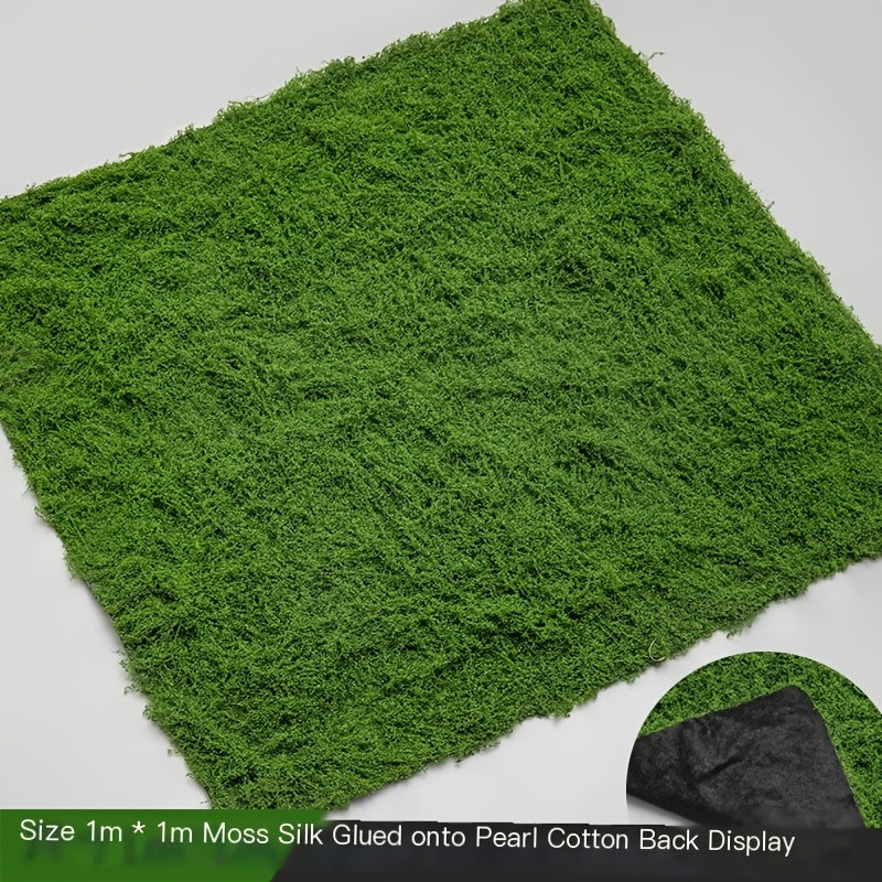 diy artificial moss lawn-Dark Green Filamentous Moss 200g