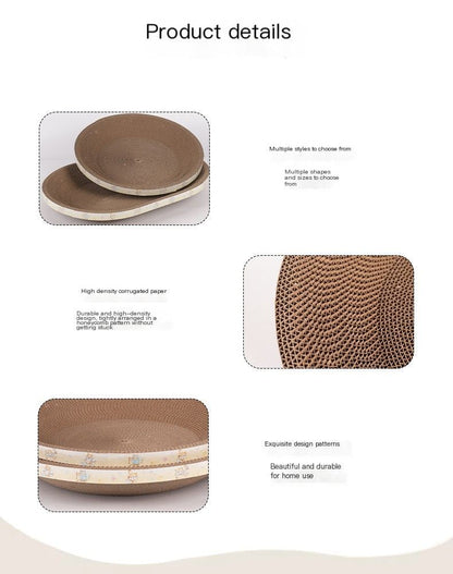 CatRoundPaw-ShapedLitterBox-Diameter:45cm(ThinStyle)