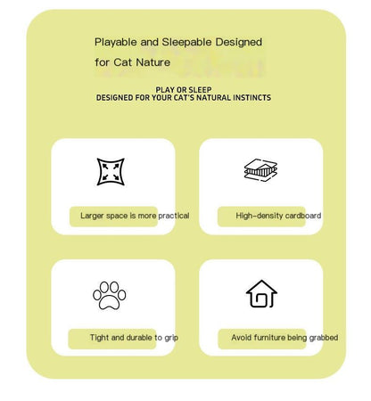 CatScratcher,OvalShape,MediumSize47x32-ThinStyle