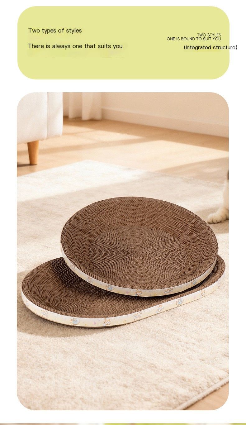 CatScratcher,OvalShape,MediumSize47x32-ThinStyle