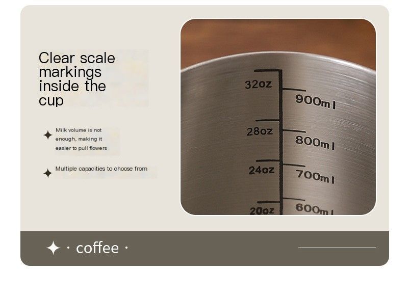 StainlessSteelCoffeeLatteArtCup600ml-ModelA