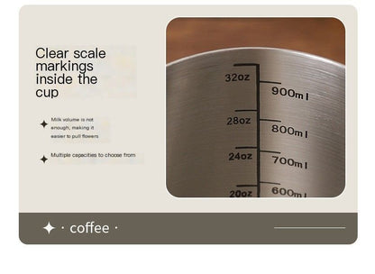 StainlessSteelCoffeeLatteArtCup600ml-ModelA
