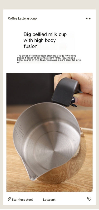 StainlessSteelCoffeeLatteArtCup600ml-ModelA