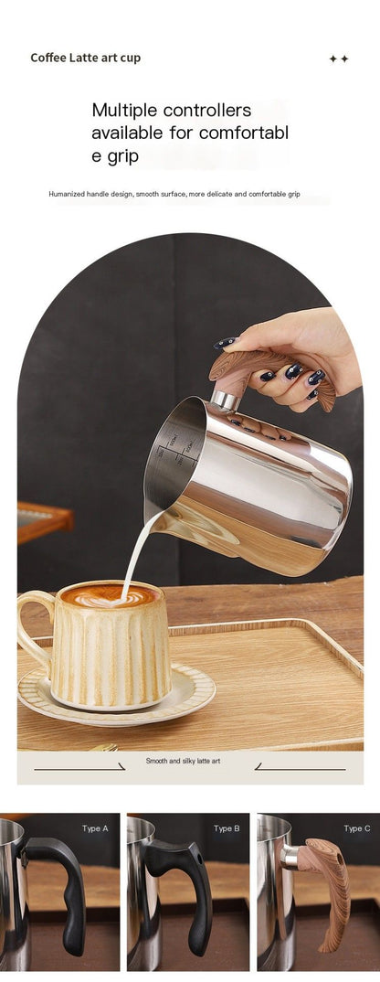 StainlessSteelCoffeeLatteArtCup600ml-ModelA