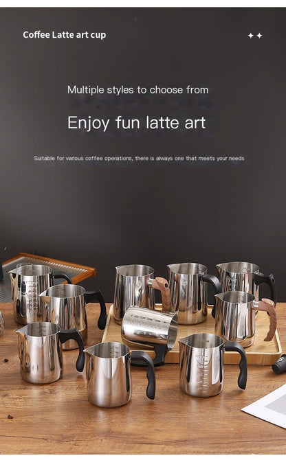 StainlessSteelCoffeeLatteArtCup600ml-ModelA