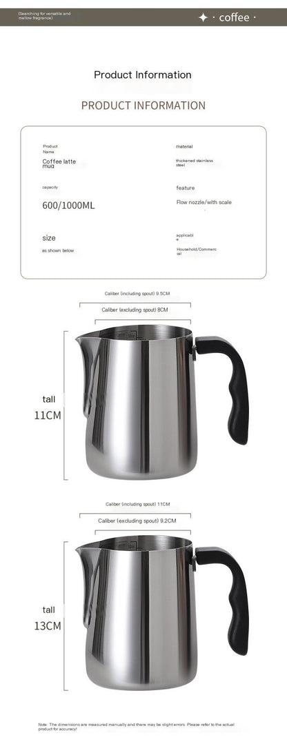 StainlessSteelCoffeeLatteArtCup600ml-ModelA