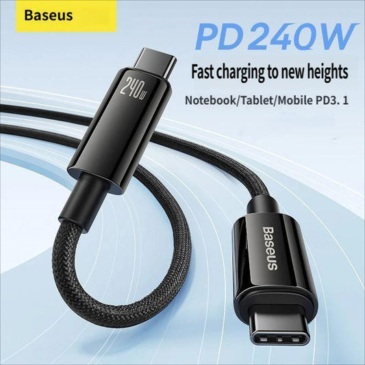 Data cable CtoC 240w 1m-Black.