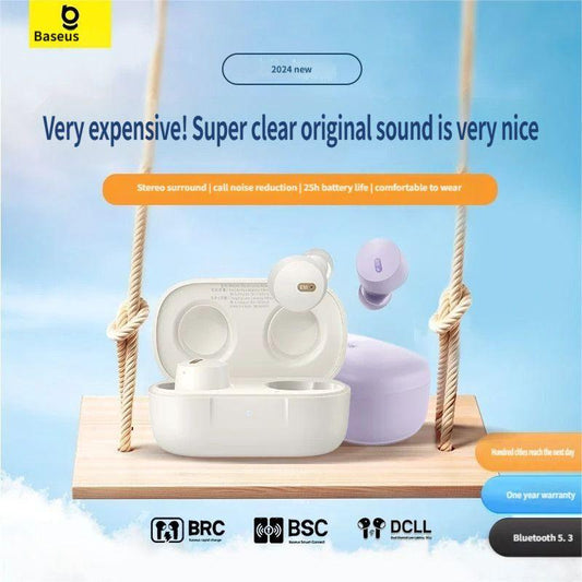 E18 Bluetooth headset-White.