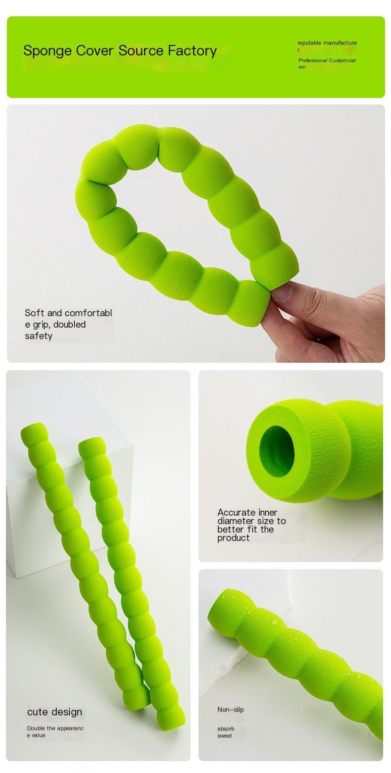 Foaming pipe-Blue-green