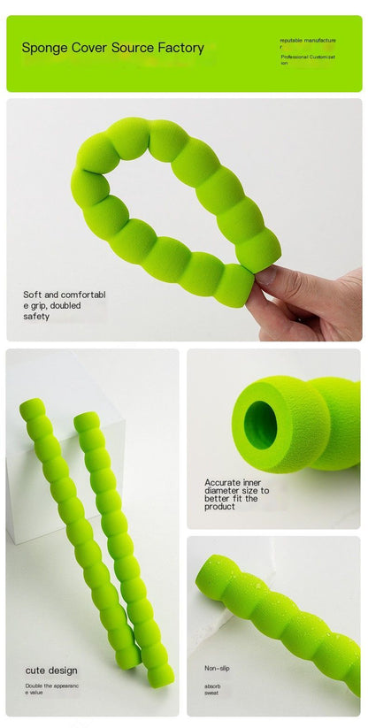 Foaming pipe-Blue-green