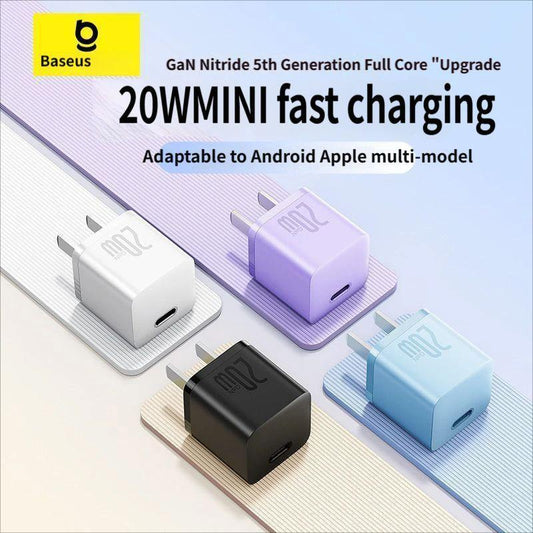 GaN5 Fast charging charger mini 1C 20W-Black.