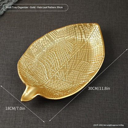 2317F-2401-Gold--PhilodendronLeaf24cm