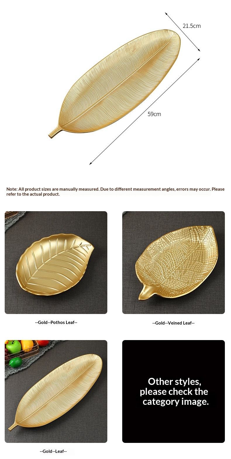 2317F-2401-Gold--PhilodendronLeaf24cm
