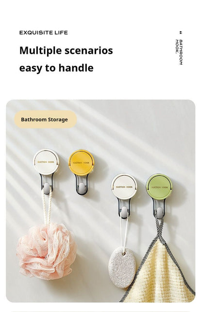 green Suction cup hook
