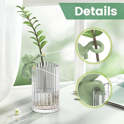 Hydroponic Plant Support Frame-Light green