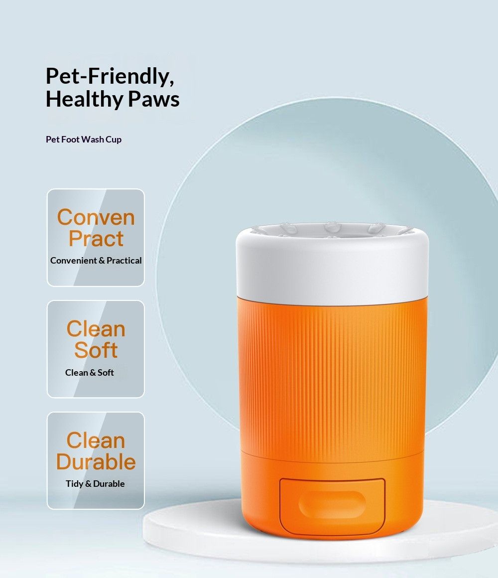 PetPawPrintCup-Orange