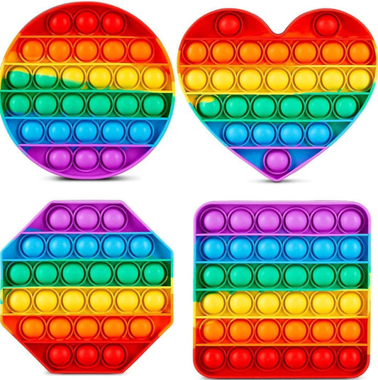 Puzzle Finger Bubble Fun Toy-Round.