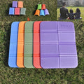 Folding picnic mat-Orange.