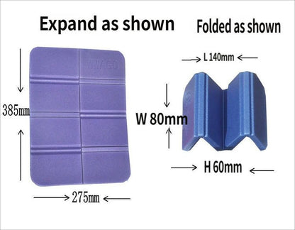 Folding picnic mat-Orange.