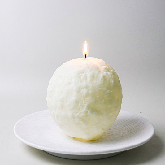 Spiral Scented Candle White