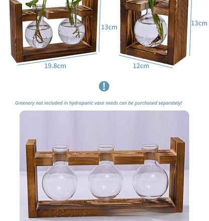 HydroponicWoodenFramewithSnap-On-DiamondSingleBottle