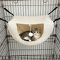 Cat Cage Hammock - Cream Yellow 47×38×28cm