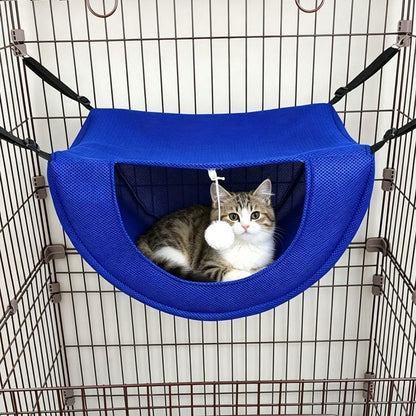Cat Cage Hammock - Blue 35×27×20cm