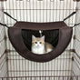 Cat Cage Hammock - Coffee 35×27×20cm