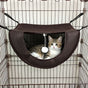 Cat Cage Hammock - Coffee 47×38×28cm