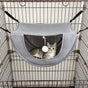2 Pcs Cat Cage Hammock - Grey  35×27×20cm