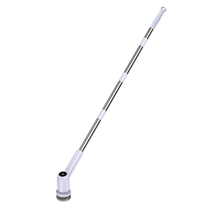 Electric Spin Scrubber Power Shower Cleaning Brush with Extendable Handle & 8 Brush Heads for Bathtub Tile Grout Kitchen Window and Floor.