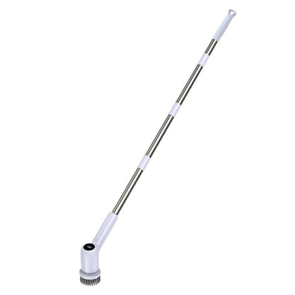 Electric Spin Scrubber Power Shower Cleaning Brush with Extendable Handle & 8 Brush Heads for Bathtub Tile Grout Kitchen Window and Floor.