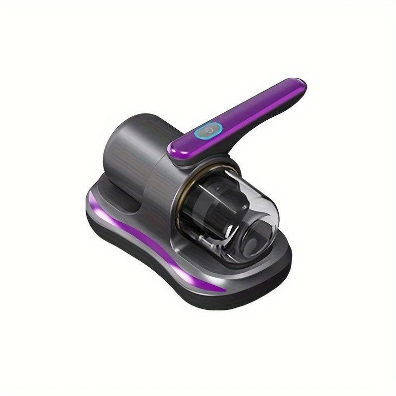 Blue Wireless Mite Removal Vacuum: Blue Light Sterilization, Deep Cleaning for Beds & Cars, Long Battery Life, One-Touch Purity.