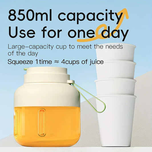 Portable multifunctional large-capacity tumbler, featuring powerful performance for juicing, baby food, and ice crushing. Perfect for home, outdoor, and fitness use, offering fresh and healthy beverages anytime, anywhere.orange.