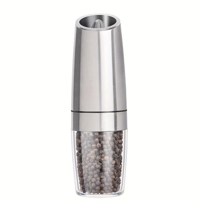 Black Gravity - sensing, grind with tilting —— Intelligent Pepper Grinder, adjust grind fineness freely for seasoning