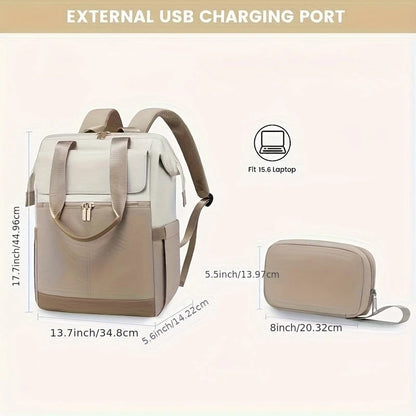 BLACK Korean-style Fashion Compact Backpack, Multi-functional & Large Capacity, Lightweight & Easy to Carry, Fits Daily Commute, Lunch Outings, and Short Trips.