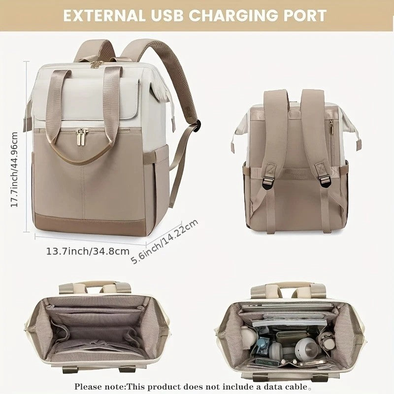 BLACK Korean-style Fashion Compact Backpack, Multi-functional & Large Capacity, Lightweight & Easy to Carry, Fits Daily Commute, Lunch Outings, and Short Trips.