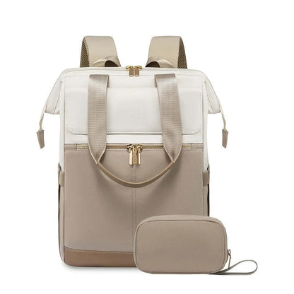 BLACK Korean-style Fashion Compact Backpack, Multi-functional & Large Capacity, Lightweight & Easy to Carry, Fits Daily Commute, Lunch Outings, and Short Trips.