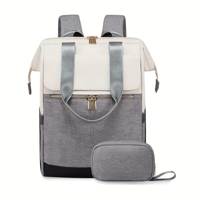 BLACK Korean-style Fashion Compact Backpack, Multi-functional & Large Capacity, Lightweight & Easy to Carry, Fits Daily Commute, Lunch Outings, and Short Trips.