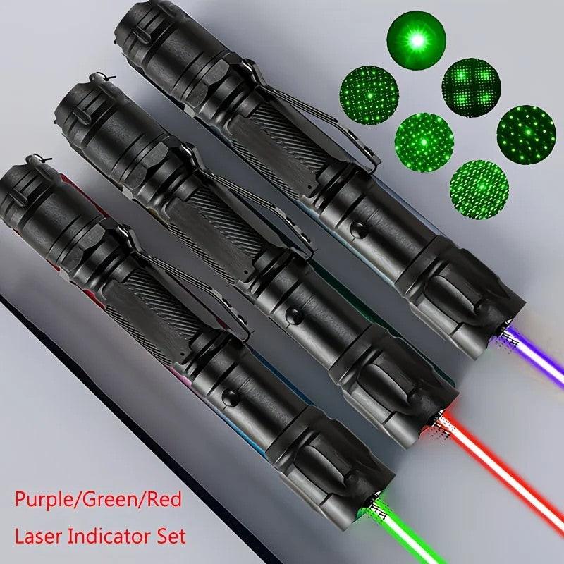1 piece Red High-Power Red Laser Pointer, Laser Pointer for Indoor Meetings, Tactical Laser Flashlight for Outdoor Camping and Hiking.