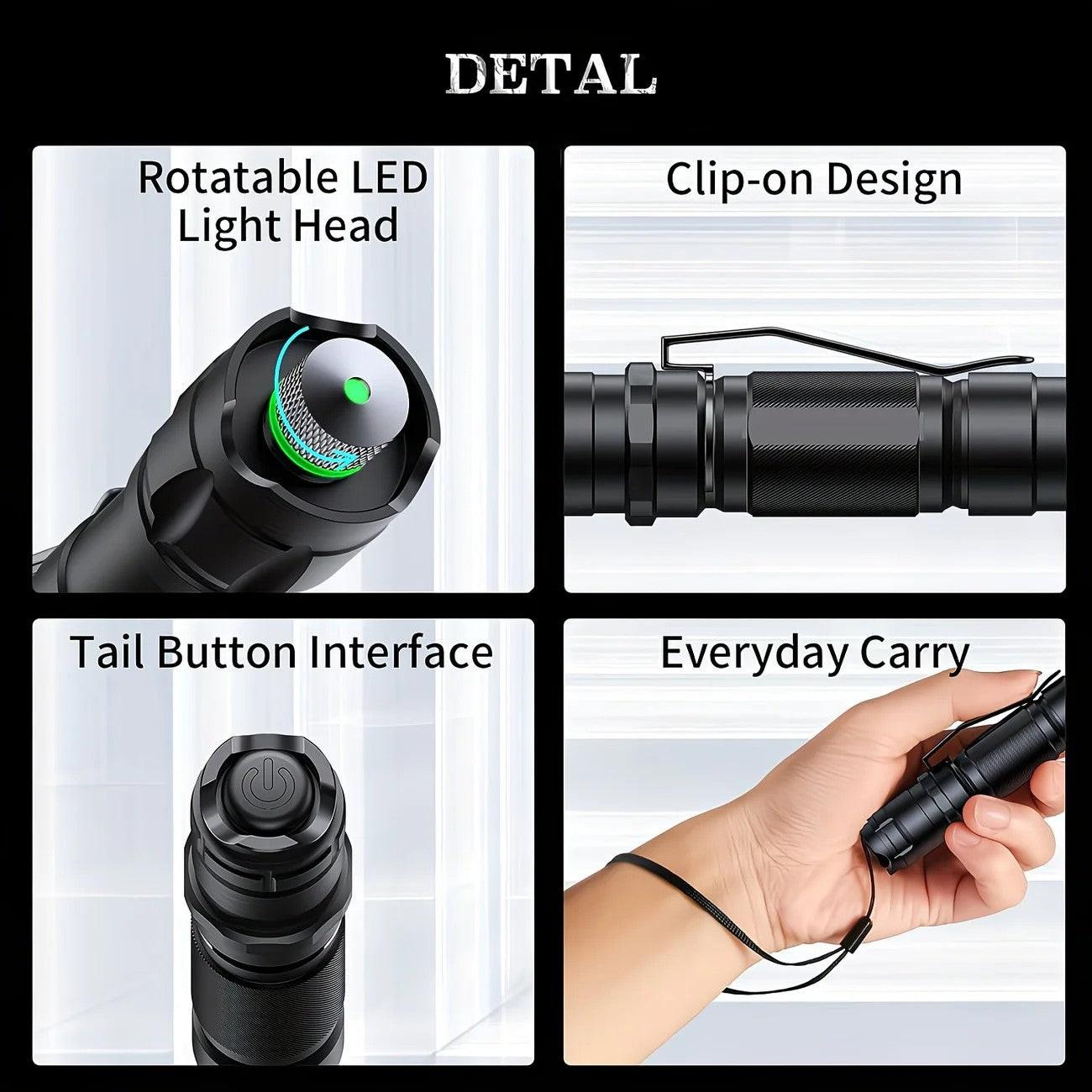 1 piece Green High-Power Green Laser Pointer, Laser Pointer for Indoor Meetings, Tactical Laser Flashlight for Outdoor Camping and Hiking.