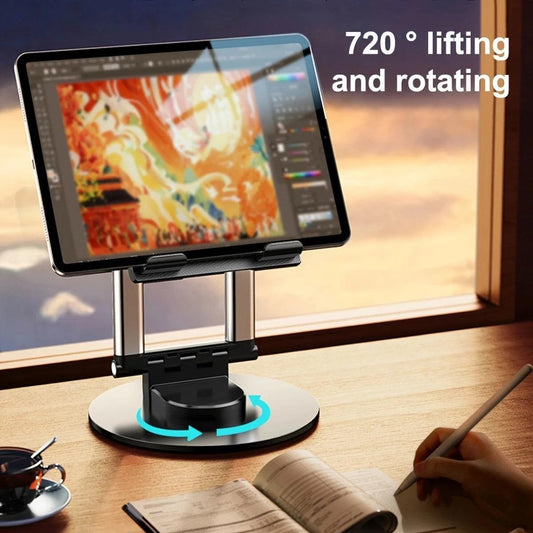 All-round Rotation, Rock-solid on Desktop ââ Free Height Adjustment, One Stand for All Scenarios.