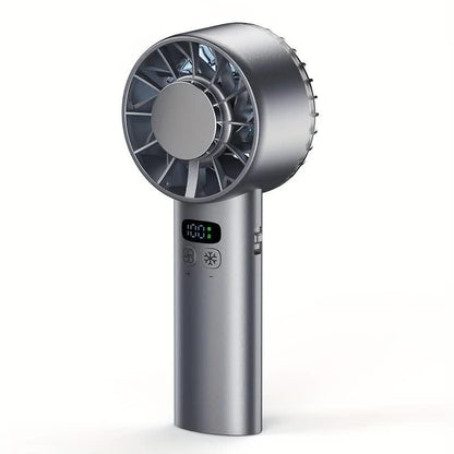 BLUE Hurricane Ice-Bag High-Speed Fanï½100-Speed Adjustable, Second-Level Cooling, Lightweight and Portable Summer Travel Essential.