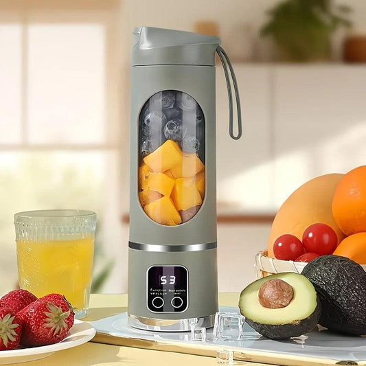 ï¼Green)Portable USB Charging Blender & Juicer - Easy to Clean, Suitable for Fruit and Vegetable Drinks, Smoothies - Capacity Ranging from 10.14 oz to 16.91 oz.